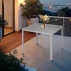 Aluminium tuintafel Maren met in hoogte verstelbare poten 90, Tuin en Terras, Tuinsets en Loungesets, Verzenden, Nieuw