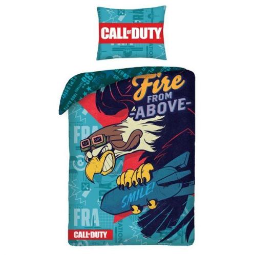 Call Of Duty Beddengoed Met Rugzak. Fire from above, Huis en Inrichting, Slaapkamer | Matrassen en Bedbodems, Verzenden