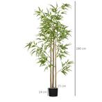 TRUUSK Kunstmatige Planten, Kunst Bamboe, 180 Cm Kunstplant, Verzenden, Nieuw