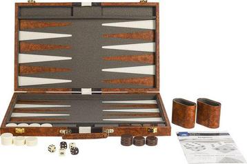 Buffalo backgammon Piping bruin 46 x 28 cm beschikbaar voor biedingen