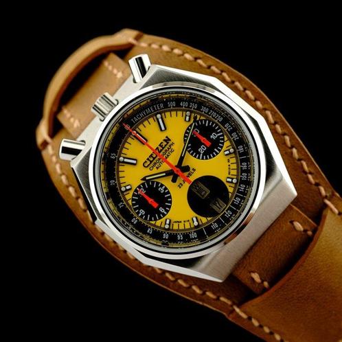 Citizen - Bullhead Octagon panda - Zonder Minimumprijs -, Sieraden, Tassen en Uiterlijk, Horloges | Heren