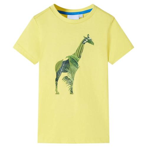 vidaXL Kindershirt 116 geel, Kinderen en Baby's, Kinderkleding | Overige, Nieuw, Verzenden
