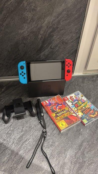 Nintendo - Switch - 2023 complete set + 2 games -, Spelcomputers en Games, Spelcomputers | Overige Accessoires