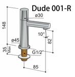 Dude Fonteinkraan 001-R, Doe-het-zelf en Verbouw, Sanitair, Ophalen of Verzenden, Nieuw