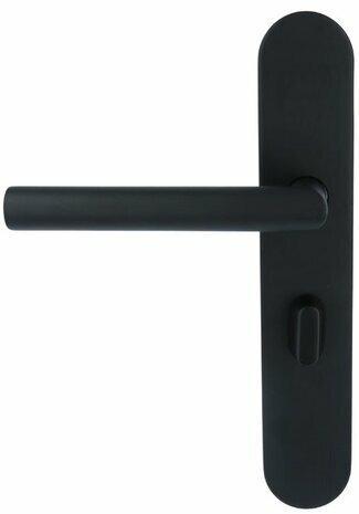 Deurkruk / Deurklink op schild Links Toiletsluiting BASIC, Doe-het-zelf en Verbouw, Hang- en Sluitwerk, Nieuw, Ophalen of Verzenden