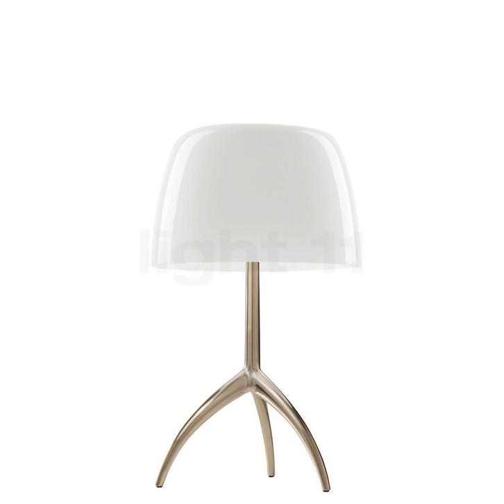 Foscarini Lumiere Tafellamp grande, champagne/wit - met dimm, Huis en Inrichting, Lampen | Tafellampen, Nieuw, Verzenden