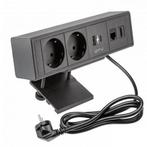 Opbouw stopcontact BAR, 2 stopcontacten, 1 x USB-A, 1 x U..., Verzenden, Nieuw
