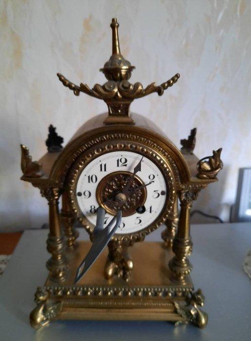 Pendule - Antiek Brons - 1910-1920 - moet worden ingehaald, Antiek en Kunst, Antiek | Klokken