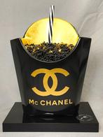 XTC Artist - Mc Chanel 19cm Black gold white/black straw, Antiek en Kunst, Kunst | Schilderijen | Modern