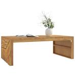 vidaXL Wandtafel 110x60x38 cm massief teakhout, Huis en Inrichting, Tafels | Salontafels, Verzenden, Nieuw, Overige houtsoorten