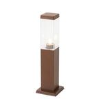 Moderne buitenlamp paal roestbruin 45 cm - Malios, Verzenden, Nieuw