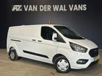 Ford Transit Custom 2.0 TDCI 130pk Inrichting L2H1 Euro6 Air, Stof, Gebruikt, Wit, Dealer onderhouden