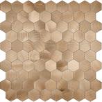 Zelfklevende Mozaïek Tegel - Afimera Hexagon - Geborsteld, Huis en Inrichting, Woonaccessoires | Wanddecoraties, Ophalen of Verzenden