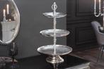 Elegante taartschaal ORIENT 50cm zilver in Rijsthamer-design, Huis en Inrichting, Woonaccessoires | Vazen, Nieuw, Ophalen of Verzenden