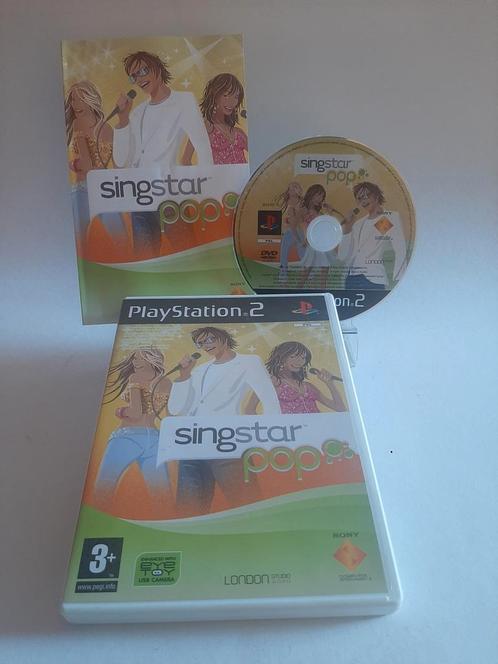 Singstar Pop Playstation 2, Spelcomputers en Games, Games | Sony PlayStation 2, Ophalen of Verzenden