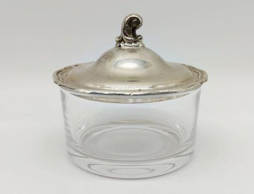 dekselvaas - Glas, Zilver, Antiek en Kunst, Antiek | Goud en Zilver