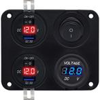 ProRide 12V USB Autolader 2 Poorten - Voltmeter en, Verzenden, Nieuw