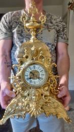 Tafelklok Gotische stijl - Verguld brons - Ca. 1890 - No, Antiek en Kunst