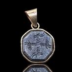 Modulaire zilveren hanger met een oude nabij-oosterse