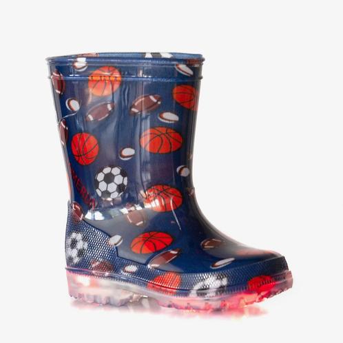 Kinder regenlaarzen homerun met lichtjes maat 33, Kinderen en Baby's, Kinderkleding | Schoenen en Sokken, Nieuw, Verzenden
