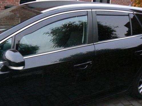 Zijwindschermen dark donker zwart pasvorm alle merken modell, Auto-onderdelen, Universele onderdelen