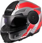 LS2 FF902 Scope II Oxyd Grijs Rood 06 Systeemhelm, Systeemhelm, XXL, Nieuw met kaartje, Overige merken