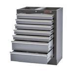 Werkbank set met hardhouten werkblad, gereedschapskast, ge..