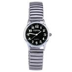 Fako® - Horloge - Rekband - Comby - Ø 28mm - Zwart, Verzenden, Nieuw