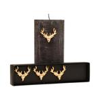 kaarsenpin hert goud large  (set of 2), Huis en Inrichting, Verzenden, Nieuw