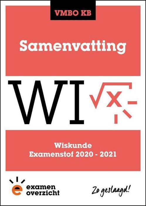 ExamenOverzicht   Samenvatting Wiskunde VMBO K 9789493190207, Boeken, Techniek, Zo goed als nieuw, Verzenden