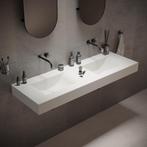 Wastafel Ideavit Solidvolo 140x48x11 cm Solid Surface Mat, Ophalen of Verzenden, Nieuw, Overige typen