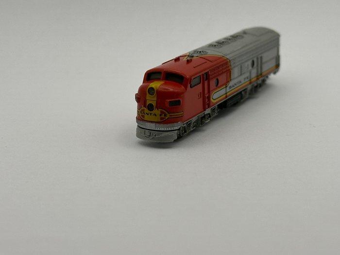 Märklin Z - 8860 - Diesellocomotief (1) - F7 - Santa Fe, Hobby en Vrije tijd, Modeltreinen | H0