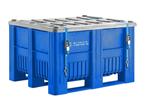 CB3 UN-keur kunststof palletbox - 1200 x 1000 mm - 3, Ophalen of Verzenden, Nieuw