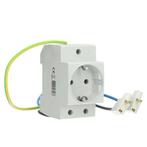 EMAT wandcontactdoos set met randaarde din-rail (E10124S), Doe-het-zelf en Verbouw, Verzenden, Nieuw