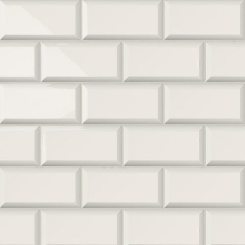 Wandtegel metrotegel 10x20 off white klassiek wit joy, Doe-het-zelf en Verbouw, Tegels, Wandtegels, Nieuw, 10 m² of meer, Keramiek