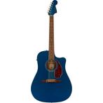 Fender Redondo Player Lake Placid Blue WN Tortoiseshell Pick, Verzenden, Nieuw