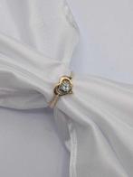Zonder Minimumprijs - Ring - 14 karaat Geel goud Aquamarijn, Sieraden, Tassen en Uiterlijk, Ringen, Nieuw