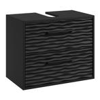 Wastafelkast Etna 60 x cm x 35 cm x 50 cm Zwart Badkamerkast, Huis en Inrichting, Badkamer | Badkamermeubels, Verzenden, Nieuw