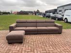 GRATIS LEVERING HEEL NL Grote Stoffen 4zits Bankstel +Hocker, Huis en Inrichting, Banken | Bankstellen, 300 cm of meer, 75 tot 100 cm