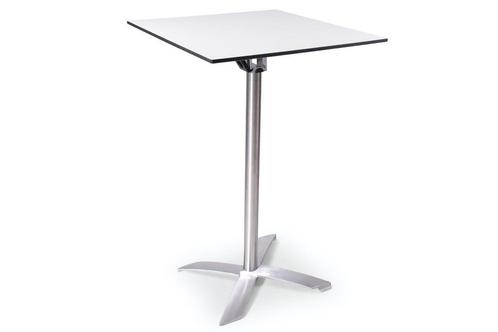 Statafel Helsinki | 70x70cm | opklapbaar, Tuin en Terras, Tuintafels, Nieuw, Kunststof, Vierkant, Ophalen of Verzenden