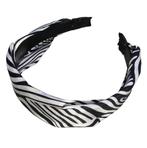 Fako Fashion® - Diadeem - Zebra Print - Zwart/Wit, Nieuw, Verzenden