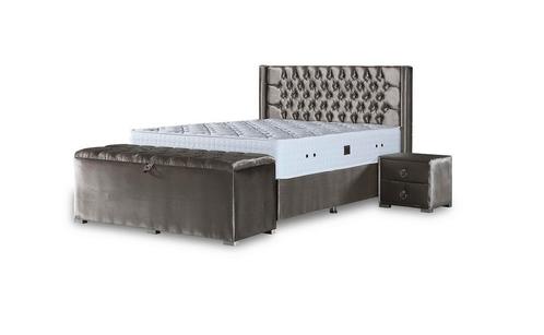 Opberg Boxspring Diva Deluxe, Huis en Inrichting, Slaapkamer | Boxsprings, Nieuw, Tweepersoons, Verzenden