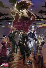 Poster Jojos Bizarre Adventure Group 61x91,5cm, Verzenden, Nieuw, A1 t/m A3
