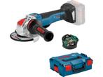 Bosch GWX 18 V-10 PSC 18V Li-Ion accu X-LOCK Haakse slijper, Verzenden, Zo goed als nieuw