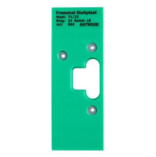 247WOOD Freesmal sluitplaat 71x23, Doe-het-zelf en Verbouw, Hang- en Sluitwerk, Verzenden