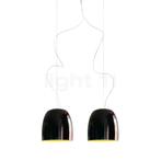Prandina Notte S33 glas, zwart/goud (Hanglampen), Huis en Inrichting, Lampen | Hanglampen, Nieuw, Verzenden