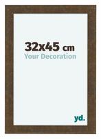 Fotolijst 32x45 cm - Goud Antiek - MDF - Como, Huis en Inrichting, Woonaccessoires | Lijsten, Verzenden, Nieuw