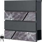 Brievenbus  - Wandbrievenbus - 37x36,5x11 cm - Antraciet - M, Tuin en Terras, Brievenbussen, Verzenden, Zo goed als nieuw