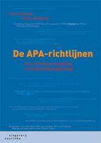 De APA richtlijnen 9789046907283, Verzenden, Zo goed als nieuw
