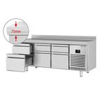 GGM Gastro | Koelwerkbank Premium PLUS - 1960x600mm - 6 |, Verzenden, Nieuw in verpakking, RVS Meubilair